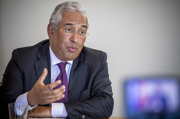 António Costa hoje na TVI