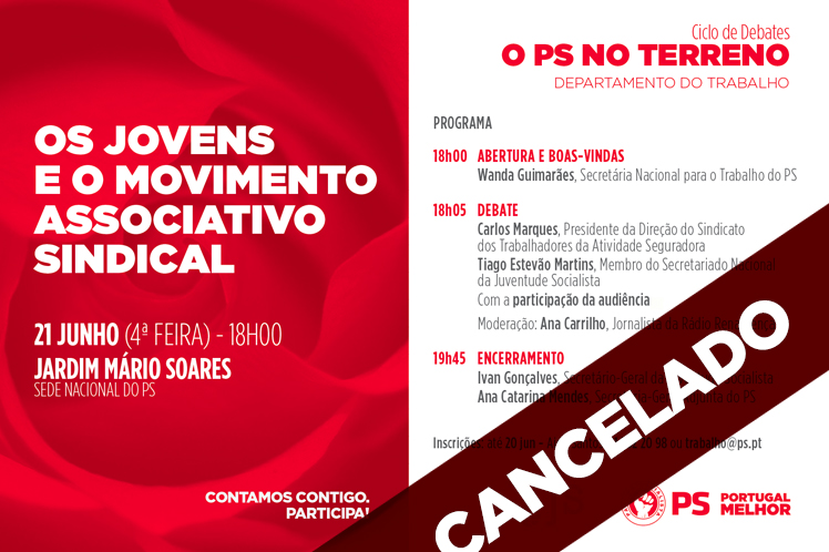 Debate agendado para amanhã foi cancelado