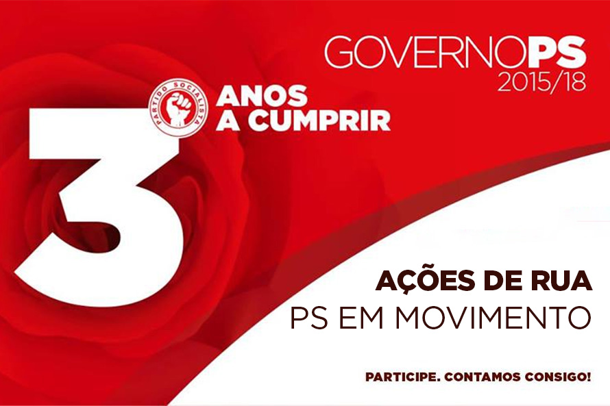 PS em movimento: ações de rua por todo o país